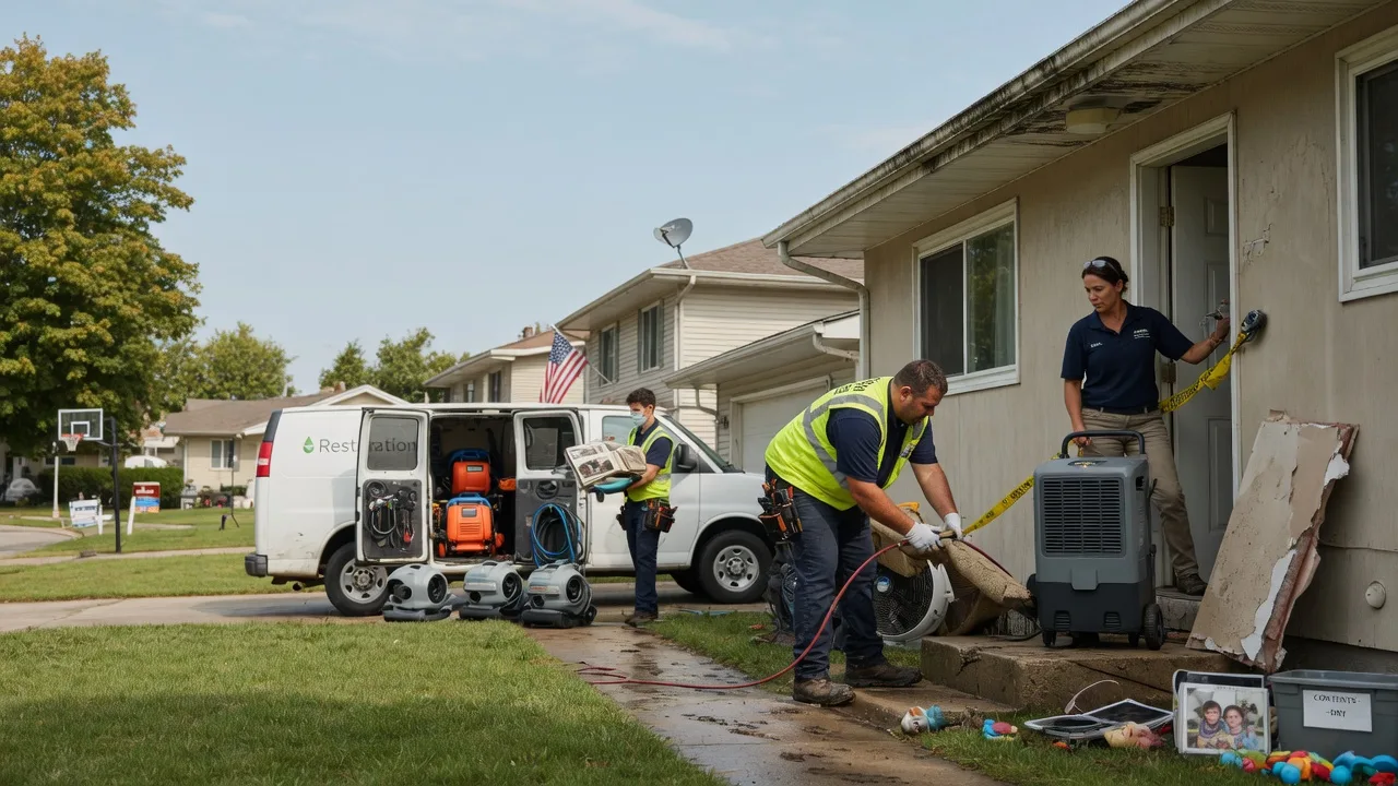 Water Damage Restoration in Leavenworth, KS near me